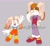 Size: 2048x1865 | Tagged: safe, artist:yuzusodamachine, cream the rabbit, vanilla the rabbit, duo, gender swap, grey background