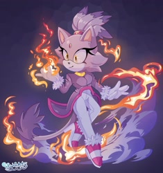 Size: 1884x2005 | Tagged: safe, artist:sulvixartz, blaze the cat