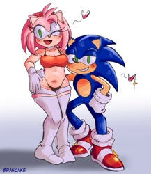 Size: 753x867 | Tagged: suggestive, artist:pancake4134, amy rose