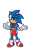 Size: 2000x2000 | Tagged: safe, artist:amf-studios, sonic the hedgehog, 2024, alternate version, simple background, smile, solo, standing, trans female, trans girl sonic, transgender, transparent background, wink