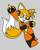 Size: 800x1000 | Tagged: safe, artist:death-driver-5000, miles "tails" prower, bodysuit, cosplay, limb enhancers, solo, steven universe (series), visor