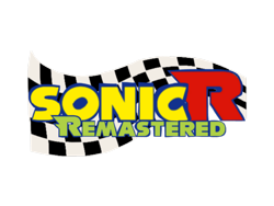 Size: 1080x810 | Tagged: safe, artist:rodrigo_zelaya09, sonic r, english text, logo, no characters, remastered, simple background, transparent background