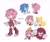 Size: 2048x1738 | Tagged: safe, artist:hallsth_eien, amy rose, knuckles the echidna, miles "tails" prower, sonic the hedgehog, sonic the hedgehog (2020)