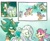 Size: 2048x1666 | Tagged: safe, artist:chipchappcomic, cream the rabbit, shadow the hedgehog, chao, apple bloom, crossover, fluttershy, my little pony, scootaloo, sweetie belle