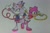 Size: 1280x848 | Tagged: safe, artist:dashknife-edge, amy rose, blaze the cat, cat, hedgehog, 2016, amy x blaze, cute, female, females only, gymnastic outfit, lesbian, mario & sonic at the olympic games, shipping, traditional media