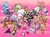 Size: 2048x1509 | Tagged: safe, amy rose, belle the tinkerer, blaze the cat, cream the rabbit, honey the cat, jewel the beetle, lanolin the sheep, marine the raccoon, sage, shade the echidna, sticks the badger, surge the tenrec, tangle the lemur, tikal, trip the sungazer, vanilla the rabbit, wave the swallow, whisper the wolf, sonic frontiers, ariem