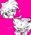 Size: 1253x1414 | Tagged: safe, artist:prismsonic, amy rose, blaze the cat, cat, hedgehog, 2024, amy x blaze, blushing, cute, female, females only, heart, lesbian, line art, looking at each other, shipping, sketch