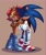 Size: 1509x1814 | Tagged: safe, artist:artsriszi, sally acorn, sonic the hedgehog, shipping, sonally, straight