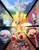 Size: 1605x2048 | Tagged: safe, artist:hikariviny, amy rose, knuckles the echidna, miles "tails" prower, robotnik, sage, sonic the hedgehog, super sonic, sonic frontiers, abstract background, flying, koco, poster, sparkles, super form