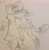 Size: 1995x2048 | Tagged: safe, artist:val-va2, amy rose, blaze the cat, cat, hedgehog, 2024, amy x blaze, cute, dancing, female, females only, lesbian, line art, looking at each other, shipping, sketch, traditinal media