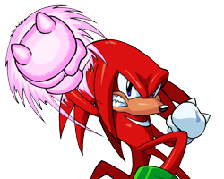 Size: 2048x1638 | Tagged: safe, artist:kolsanart, knuckles the echidna, 2024, clenched fists, clenched teeth, looking at viewer, punching, simple background, solo, transparent background