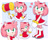 Size: 1527x1229 | Tagged: safe, artist:4622j, amy rose, piko piko hammer