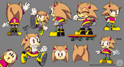 Size: 1280x698 | Tagged: safe, artist:ablugreen, tania the hedgehog