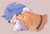 Size: 1100x746 | Tagged: safe, artist:nyaasu, ozzy the dog, sonic the hedgehog, sonic the hedgehog (2020), beige background, cute, duo, eyes closed, licking face, literal animal, simple background, smile