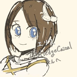 Size: 1554x1554 | Tagged: safe, artist:gomadango0033, princess elise, human, 2024, request, solo