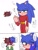 Size: 1000x1300 | Tagged: safe, artist:sakana_wo_kuu, shadow the hedgehog, sonic the hedgehog, zonic the zone cop, 2024, blush, comic, duo, gay, japanese text, shipping, simple background, white background, zhadow the zone cop, zhadow x zonic