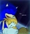 Size: 1446x1646 | Tagged: safe, artist:bubblgsth, miles "tails" prower, sonic the hedgehog, sonic adventure 2, crying, duo, earth, eyes closed, gift art, hugging, korean text, sad, space, star (sky)