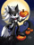 Size: 828x1104 | Tagged: safe, artist:star-shiner, infinite the jackal, jackal, cosplay, jack skellington, male, pumpkin, the nightmare before christmas