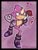 Size: 2300x3000 | Tagged: safe, artist:sticspace, espio the chameleon, 2024, abstract background, border, character name, flower, heart, heart tail, looking offscreen, looking up, outline, petal, rose, signature, solo, stupid sexy espio